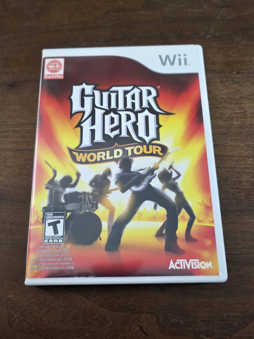 Nintendo Wii Guitar Hero: World Tour Game CIB NFS